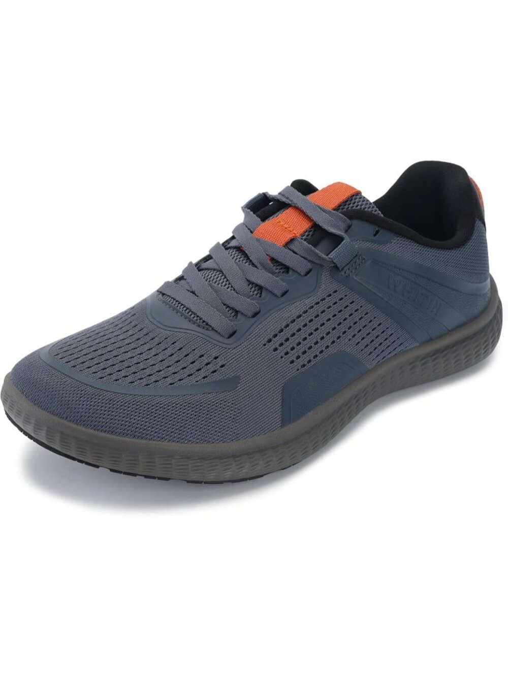 Men's Grey Mesh Zero Drop Running Shoes + Wide Toe Box for Daily Runs Sneakers